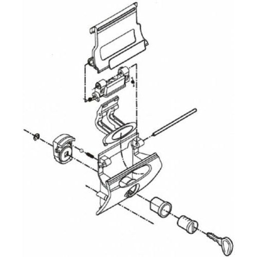 Z641N52M FR HINGE FOR TRK52